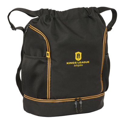 Geantă Rucsac cu Bretele Kings League Negru 35 x 40 x 1 cm - Birou și papetărie, Material școlar și educațional