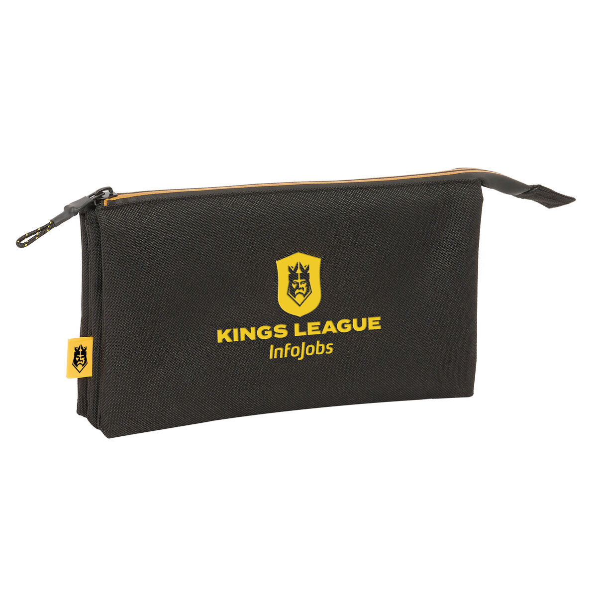 Penar triplu Kings League Negru 22 x 12 x 3 cm - Birou și papetărie, Material școlar și educațional