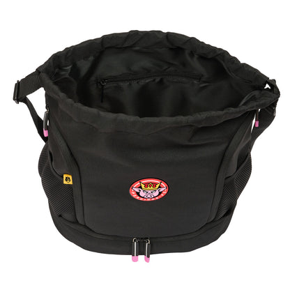 Geantă Rucsac cu Bretele Kings League Porcinos Negru 35 x 40 x 1 cm - Birou și papetărie, Material școlar și educațional