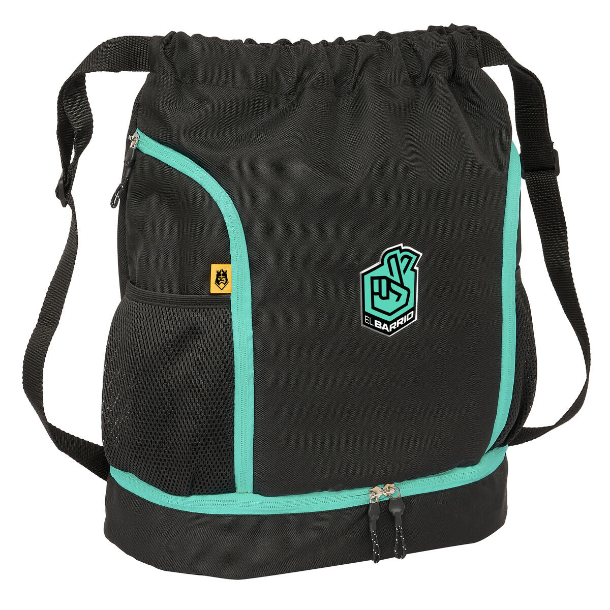 Geantă Rucsac cu Bretele Kings League El barrio Negru 35 x 40 x 1 cm - Birou și papetărie, Material școlar și educațional