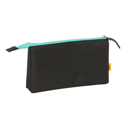 Penar triplu Kings League El barrio Negru 22 x 12 x 3 cm - Birou și papetărie, Material școlar și educațional