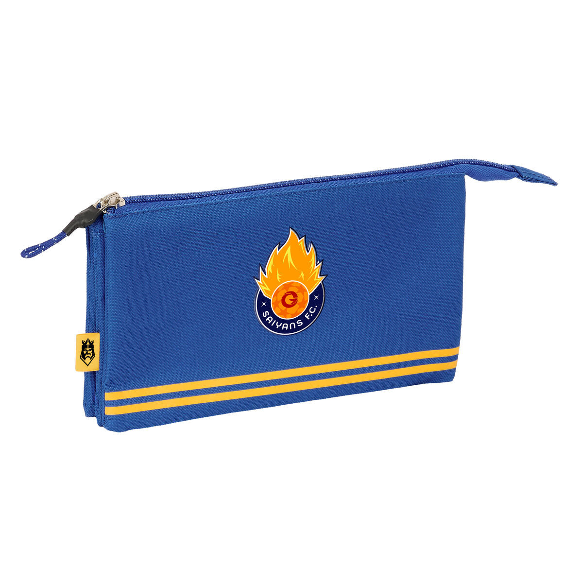 Penar triplu Kings League Saiyans Albastru 22 x 12 x 3 cm - Birou și papetărie, Material școlar și educațional