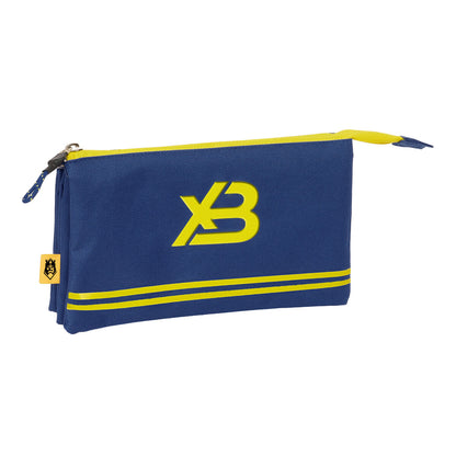 Penar triplu Kings League X buyer Albastru 22 x 12 x 3 cm - Birou și papetărie, Material școlar și educațional