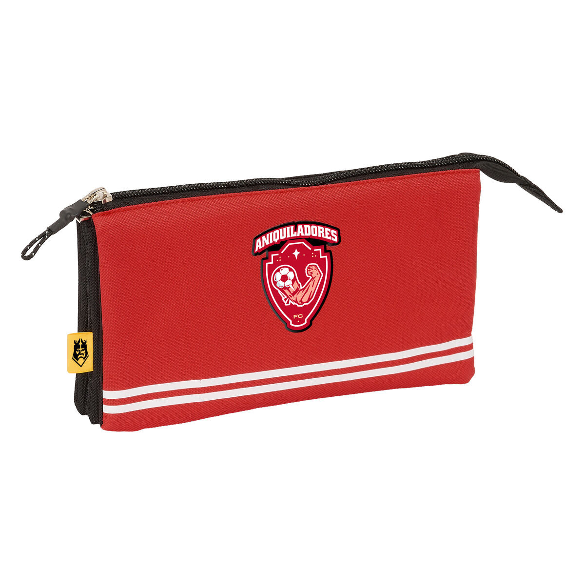 Penar triplu Kings League Aniquiladores Roșu 22 x 12 x 3 cm - Birou și papetărie, Material școlar și educațional