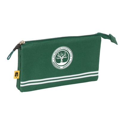 Penar triplu Kings League Troncos Verde inchis 22 x 12 x 3 cm - Birou și papetărie, Material școlar și educațional