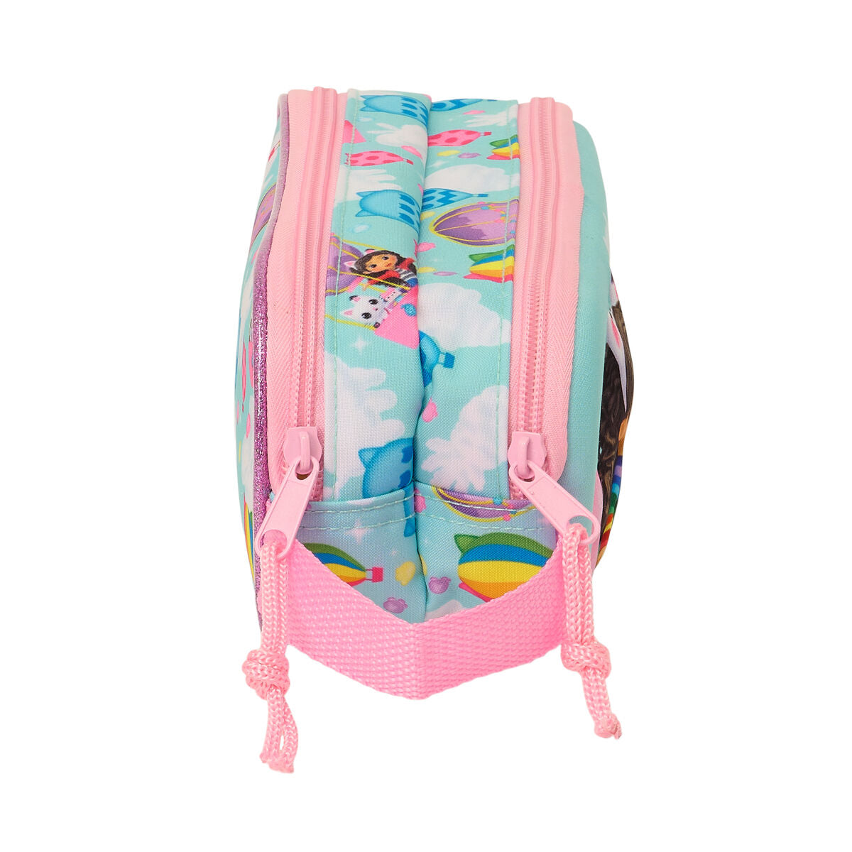 Penar dublu Gabby's Dollhouse Roz Albastru celest 21 x 8 x 6 cm 3D - Birou și papetărie, Material școlar și educațional