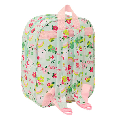 Ghiozdan Hello Kitty Verde Roz 22 x 27 x 10 cm 3D - Birou și papetărie, Material școlar și educațional