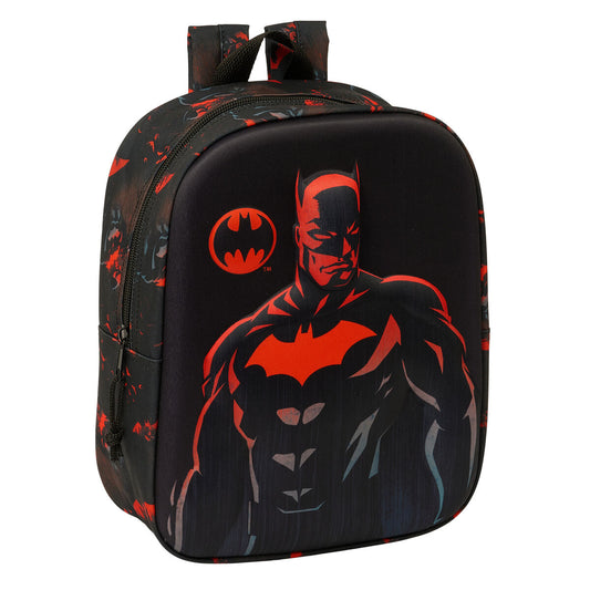 Ghiozdan Batman Negru 22 x 27 x 10 cm 3D - Birou și papetărie, Material școlar și educațional