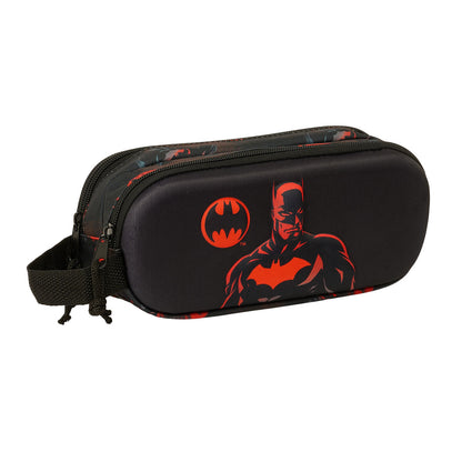 Penar dublu Batman Negru 21 x 8 x 6 cm 3D - Birou și papetărie, Material școlar și educațional