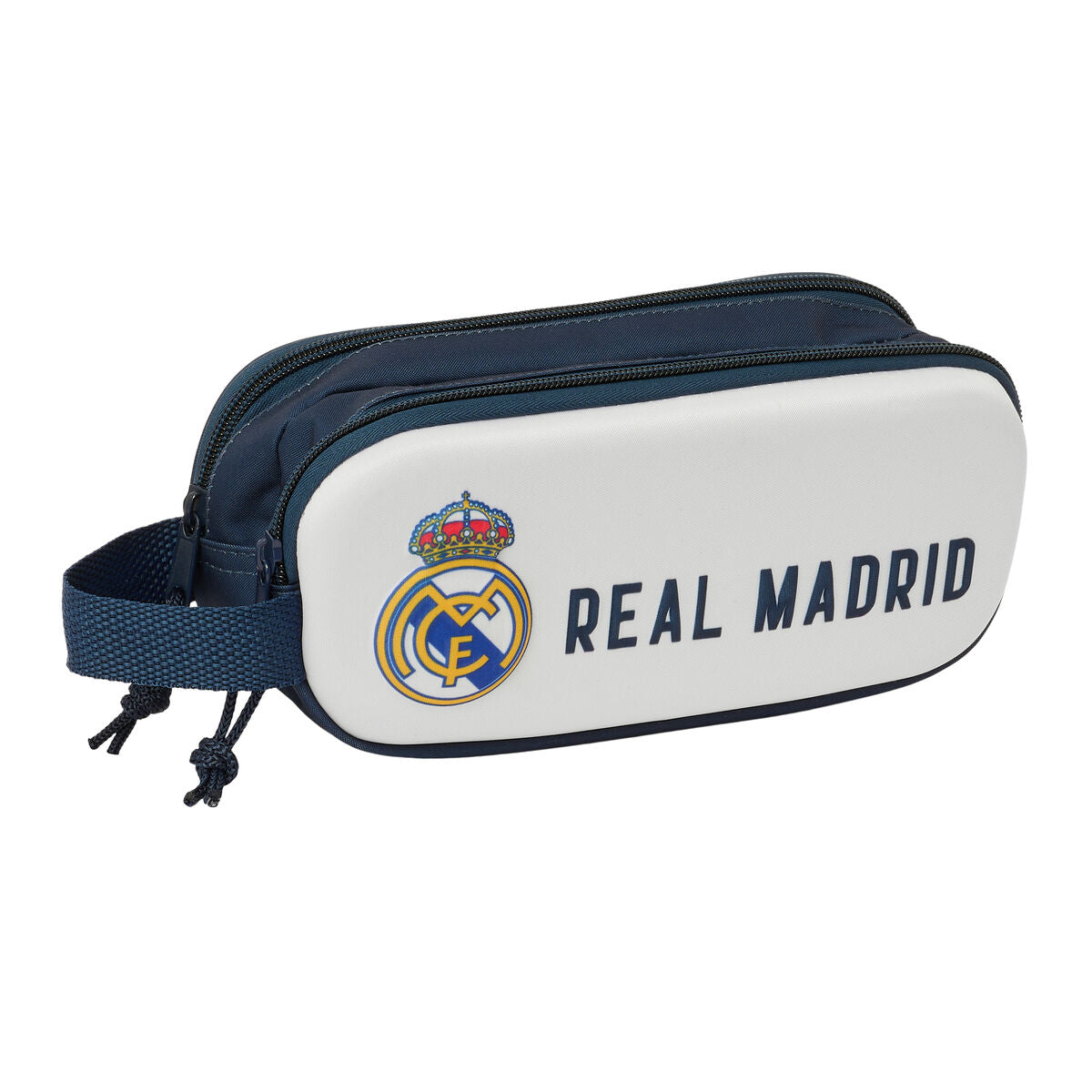 Geantă Universală Real Madrid C.F. Alb Bleumarin 21 x 8 x 6 cm - Birou și papetărie, Material școlar și educațional