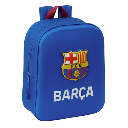 Ghiozdan F.C. Barcelona Bleumarin 22 x 27 x 10 cm 3D - Birou și papetărie, Material școlar și educațional
