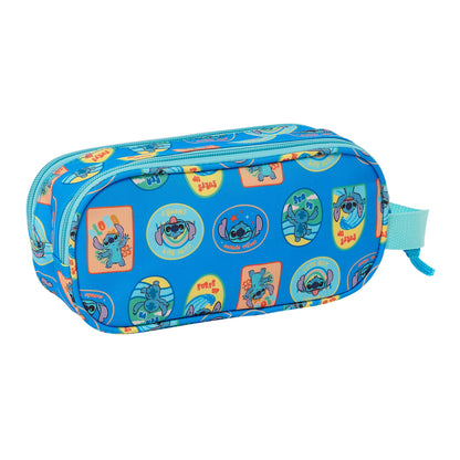 Penar dublu Lilo & Stitch Albastru 21 x 8 x 6 cm 3D - Birou și papetărie, Material școlar și educațional