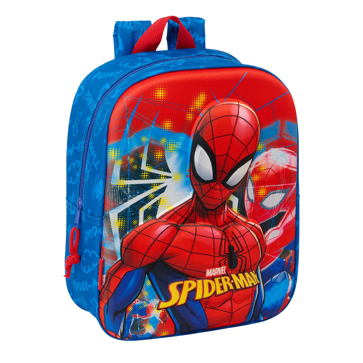 Ghiozdan Spider-Man Roșu Bleumarin 22 x 27 x 10 cm 3D - Birou și papetărie, Material școlar și educațional