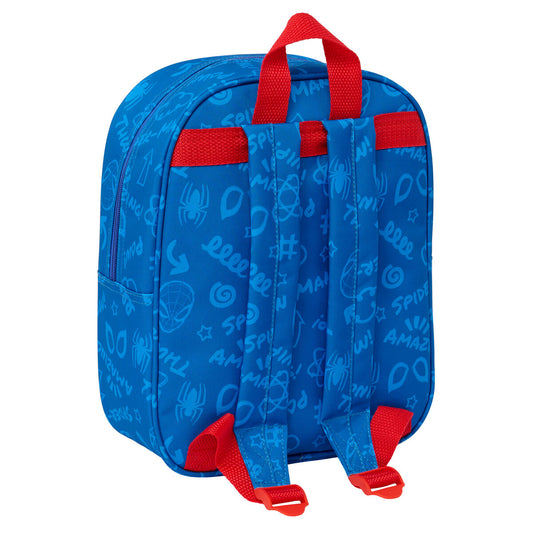 Ghiozdan Spider-Man Roșu Bleumarin 22 x 27 x 10 cm 3D - Birou și papetărie, Material școlar și educațional