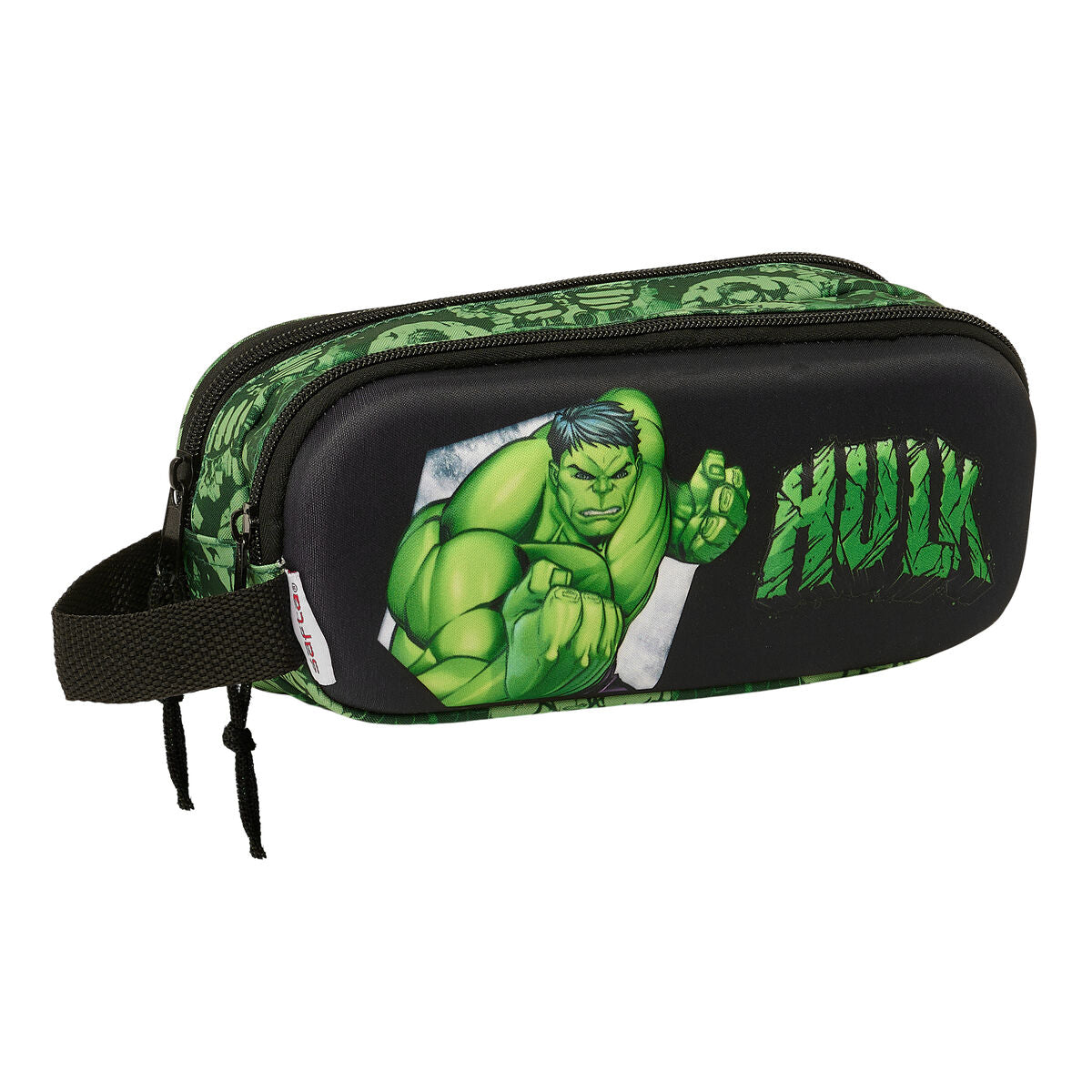 Penar dublu Hulk Negru Verde 21 x 8 x 6 cm 3D - Birou și papetărie, Material școlar și educațional