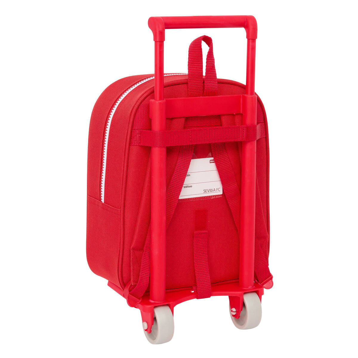 Ghiozdan cu Roți Sevilla Fútbol Club Roșu 22 x 27 x 10 cm - Birou și papetărie, Material școlar și educațional
