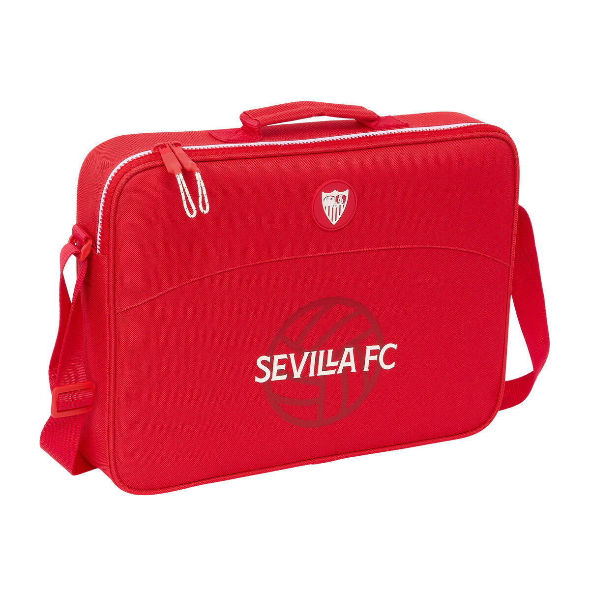 ghiozdan de școală Sevilla Fútbol Club Roșu 38 x 28 x 6 cm - Birou și papetărie, Material școlar și educațional