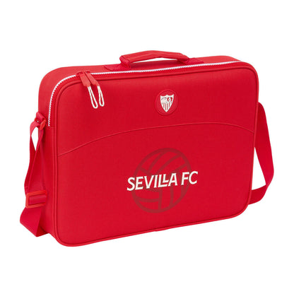 ghiozdan de școală Sevilla Fútbol Club Roșu 38 x 28 x 6 cm - Birou și papetărie, Material școlar și educațional
