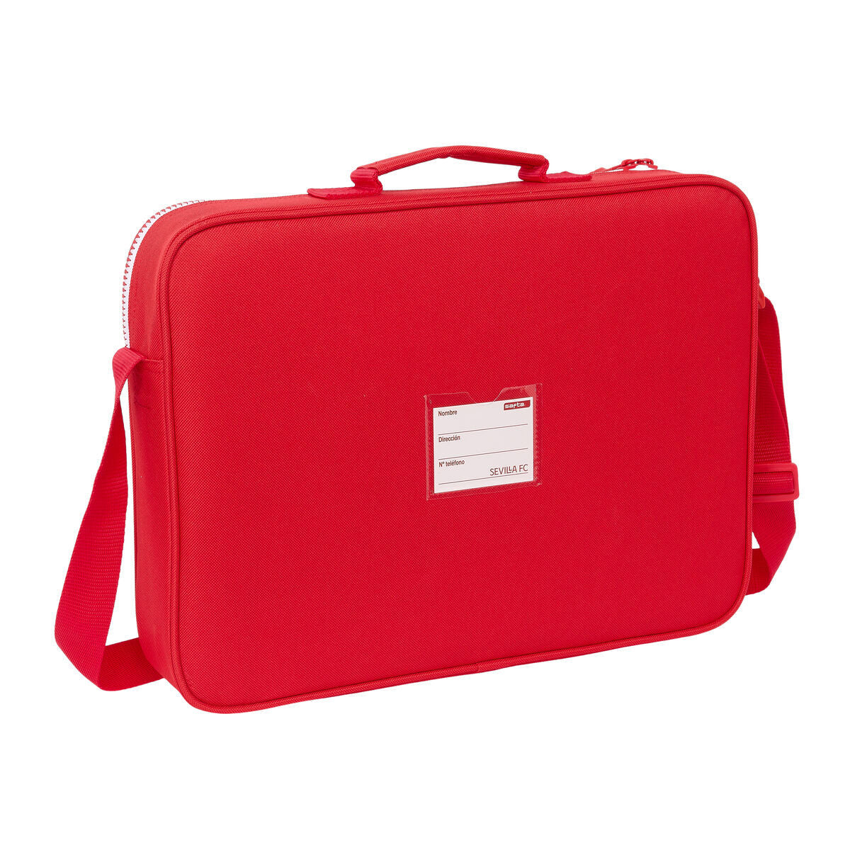 ghiozdan de școală Sevilla Fútbol Club Roșu 38 x 28 x 6 cm - Birou și papetărie, Material școlar și educațional