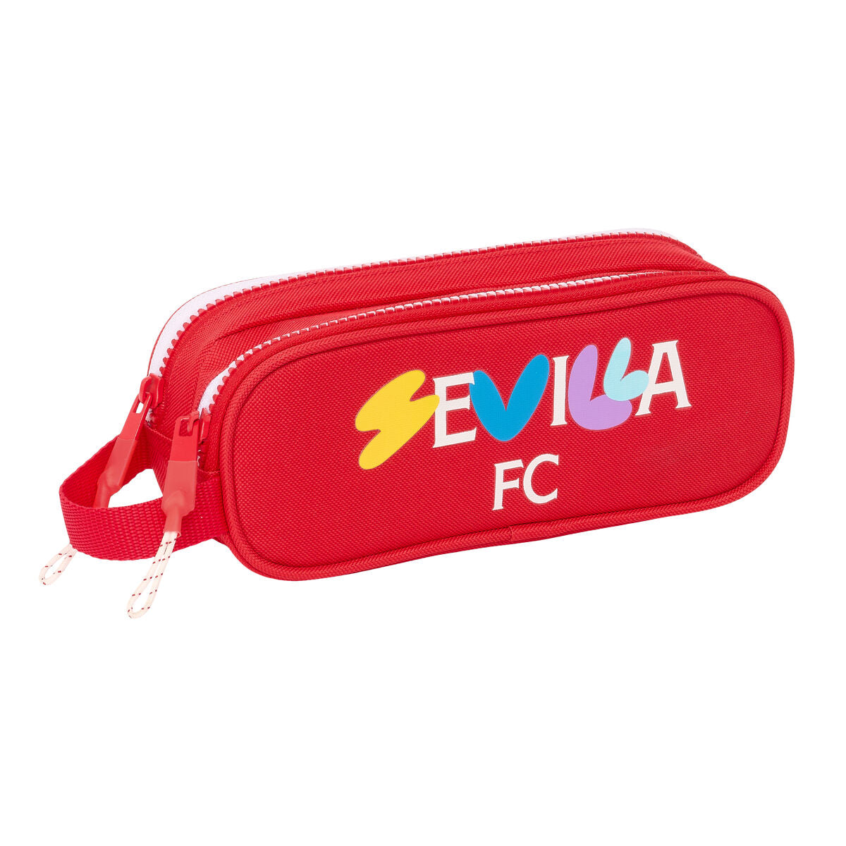 Penar dublu Sevilla Fútbol Club Roșu 21 x 8 x 6 cm - Birou și papetărie, Material școlar și educațional