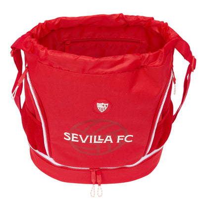 Geantă Rucsac cu Bretele Sevilla Fútbol Club Roșu 35 x 40 x 1 cm - Birou și papetărie, Material școlar și educațional