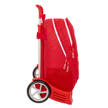 Ghiozdan cu Roți Sevilla Fútbol Club Roșu 32 x 44 x 16 cm - Birou și papetărie, Material școlar și educațional