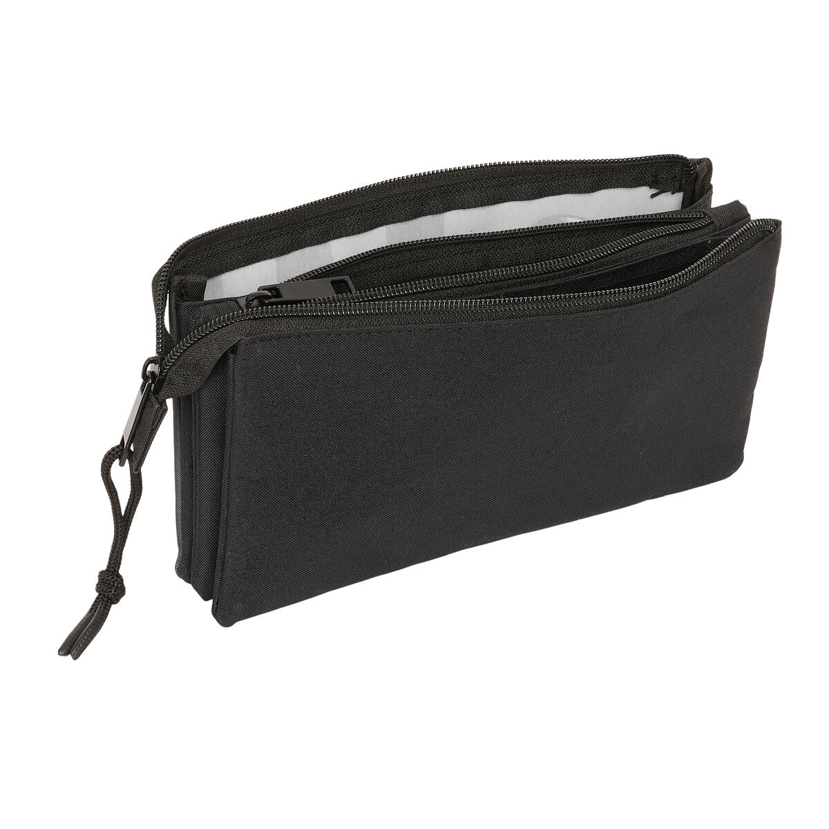 Penar triplu Wednesday Negru 22 x 12 x 3 cm - Birou și papetărie, Material școlar și educațional