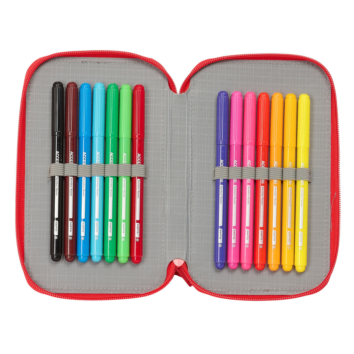 Penar Școlar PJ Masks Ready Bleumarin 12.5 x 19.5 x 4 cm 28 Piese - Birou și papetărie, Material școlar și educațional