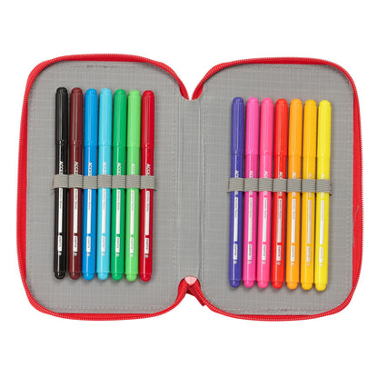 Penar Școlar PJ Masks Ready Bleumarin 12.5 x 19.5 x 4 cm 28 Piese - Birou și papetărie, Material școlar și educațional