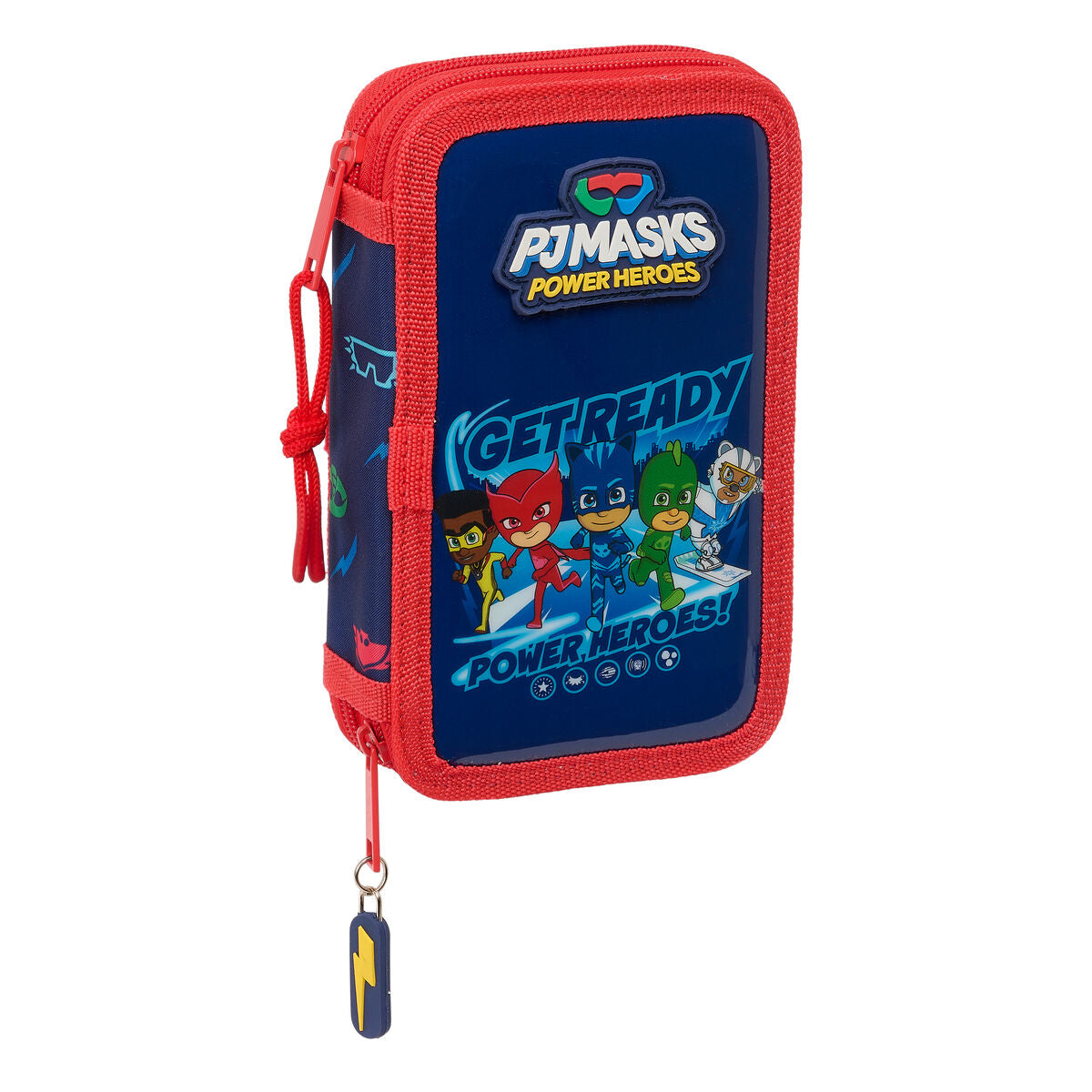 Penar Școlar PJ Masks Ready Bleumarin 12.5 x 19.5 x 4 cm 28 Piese - Birou și papetărie, Material școlar și educațional