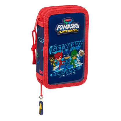 Penar Școlar PJ Masks Ready Bleumarin 12.5 x 19.5 x 4 cm 28 Piese - Birou și papetărie, Material școlar și educațional