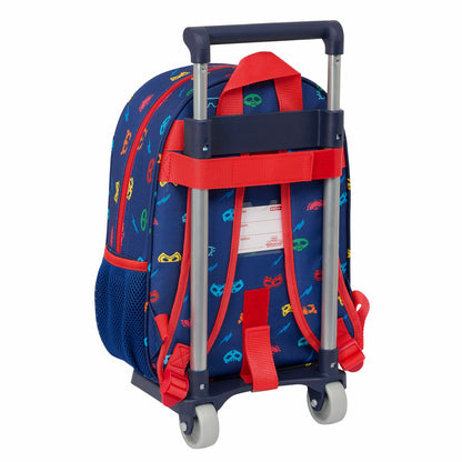 Ghiozdan cu Roți PJ Masks Ready Bleumarin 26 x 34 x 11 cm - Birou și papetărie, Material școlar și educațional