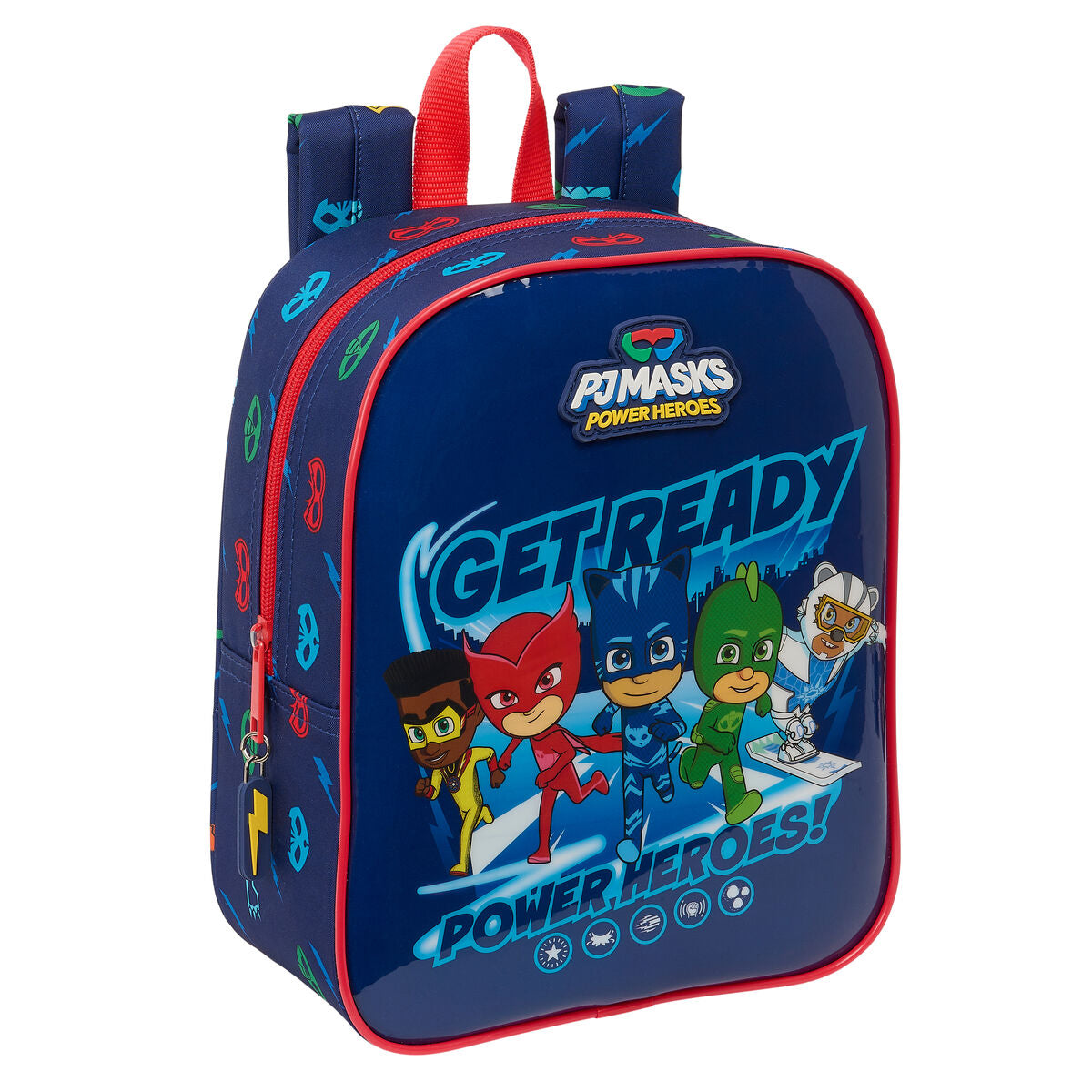 Ghiozdan PJ Masks Ready Bleumarin 22 x 27 x 10 cm - Birou și papetărie, Material școlar și educațional
