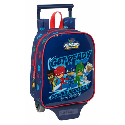 Ghiozdan cu Roți PJ Masks Ready 22 x 27 x 10 cm - Birou și papetărie, Material școlar și educațional