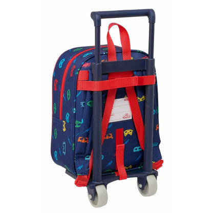 Ghiozdan cu Roți PJ Masks Ready 22 x 27 x 10 cm - Birou și papetărie, Material școlar și educațional