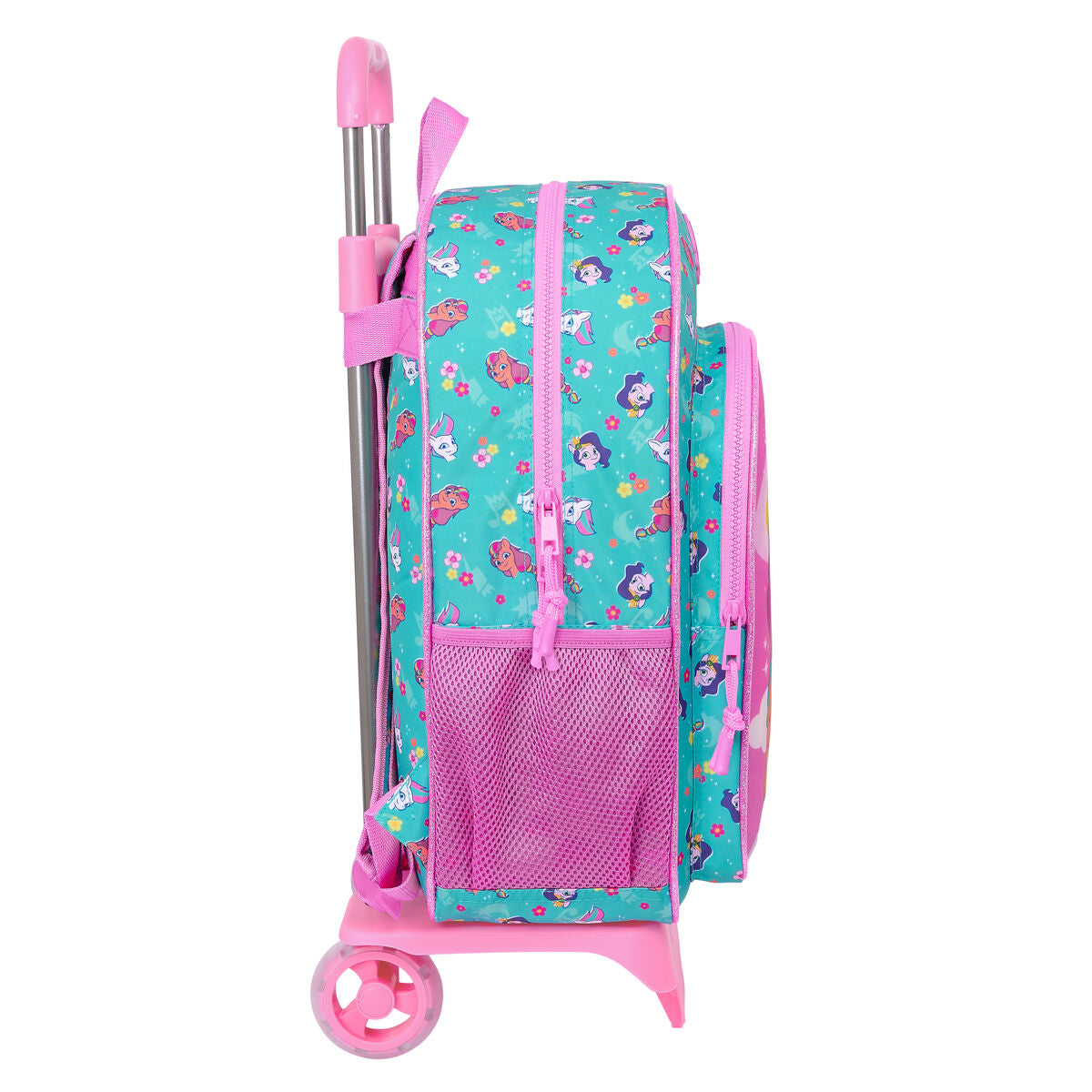 Ghiozdan cu Roți My Little Pony Magic Roz Turquoise 33 x 42 x 14 cm - Birou și papetărie, Material școlar și educațional