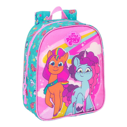 Ghiozdan My Little Pony Magic Roz Turquoise 22 x 27 x 10 cm - Birou și papetărie, Material școlar și educațional