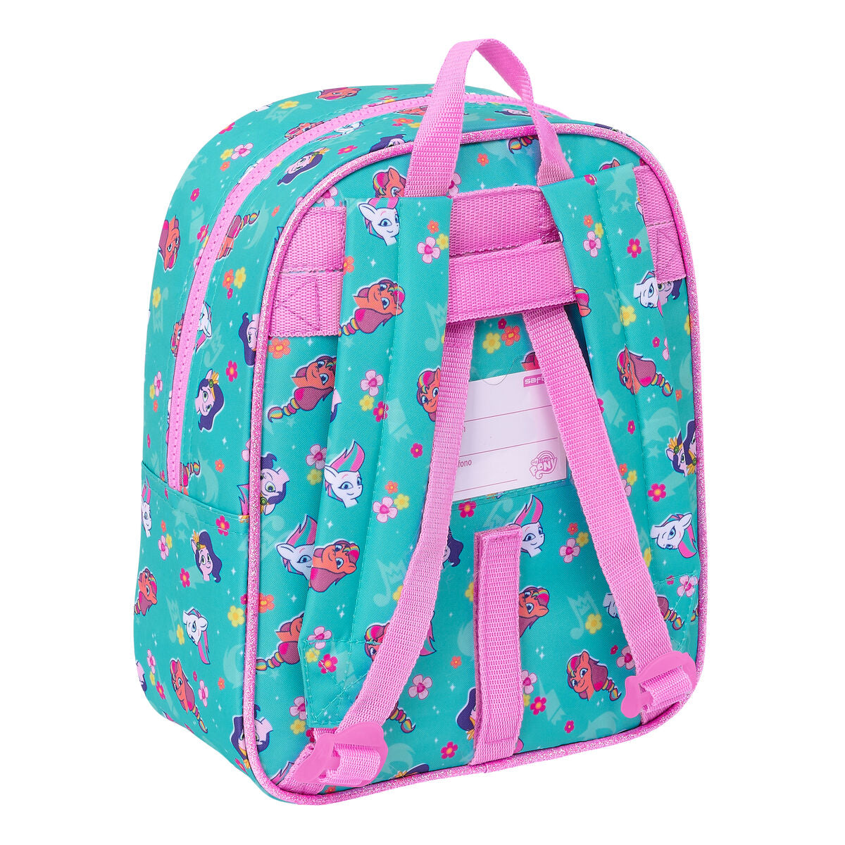 Ghiozdan My Little Pony Magic Roz Turquoise 22 x 27 x 10 cm - Birou și papetărie, Material școlar și educațional