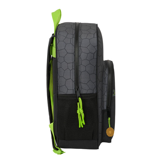 Ghiozdan Teenage Mutant Ninja Turtles Negru Gri 33 x 42 x 14 cm - Birou și papetărie, Material școlar și educațional