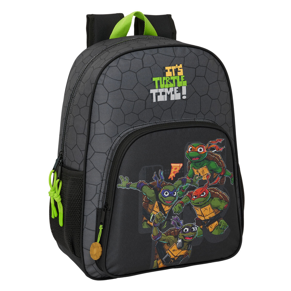 Ghiozdan Teenage Mutant Ninja Turtles Negru Gri 33 x 42 x 14 cm - Birou și papetărie, Material școlar și educațional
