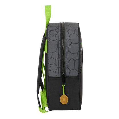 Ghiozdan Teenage Mutant Ninja Turtles Negru Gri 22 x 27 x 10 cm - Birou și papetărie, Material școlar și educațional