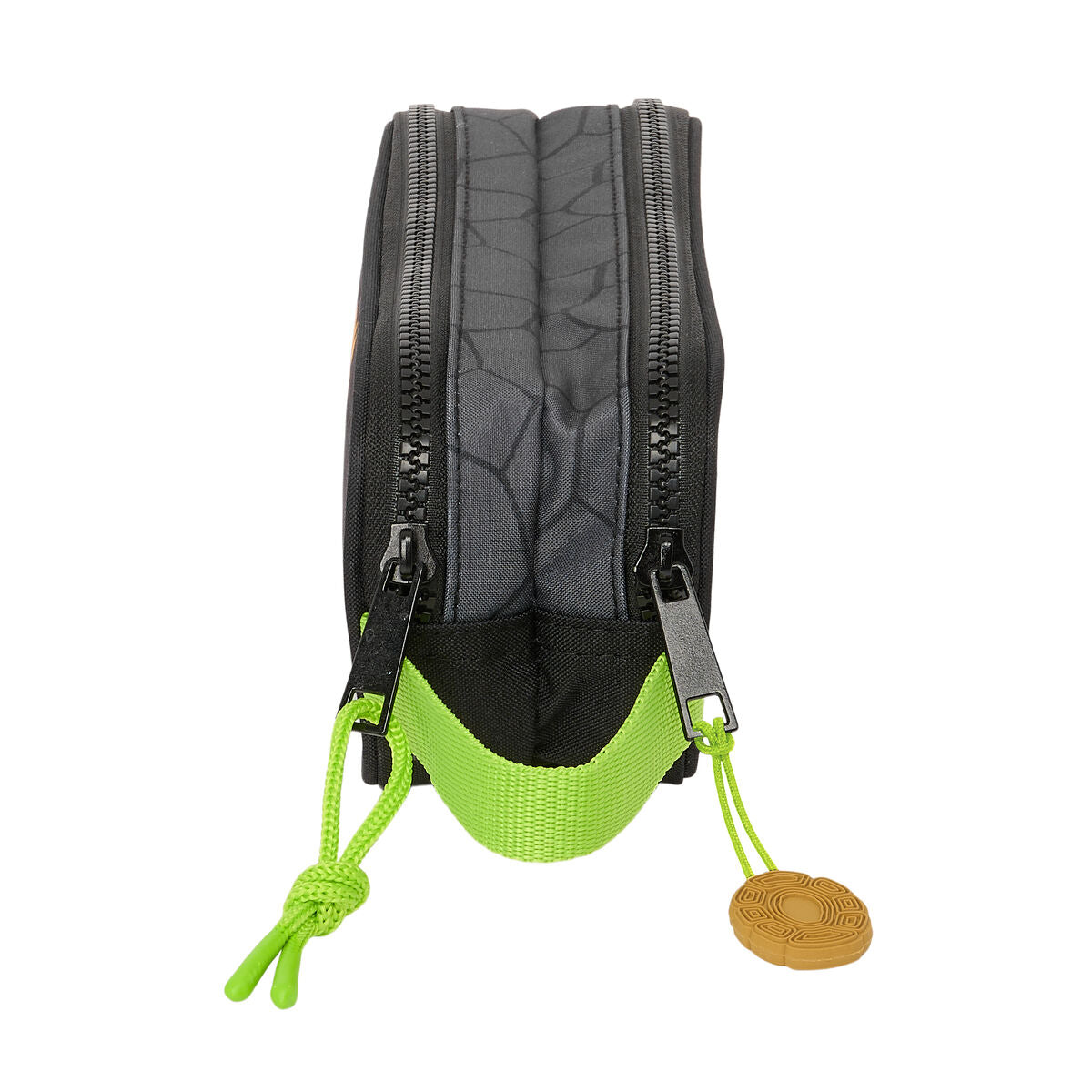 Penar dublu Teenage Mutant Ninja Turtles Negru Gri 21 x 8 x 6 cm - Birou și papetărie, Material școlar și educațional