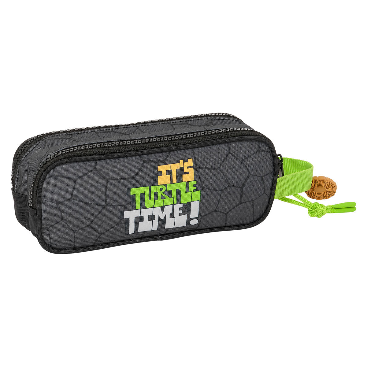 Penar dublu Teenage Mutant Ninja Turtles Negru Gri 21 x 8 x 6 cm - Birou și papetărie, Material școlar și educațional