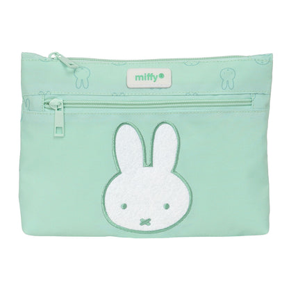Penar dublu Miffy Menta Mentă 23 x 16 x 3 cm - Birou și papetărie, Material școlar și educațional