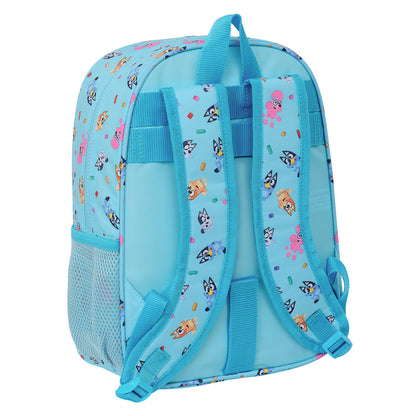 Ghiozdan Bluey Albastru celest 26 x 34 x 11 cm - Birou și papetărie, Material școlar și educațional