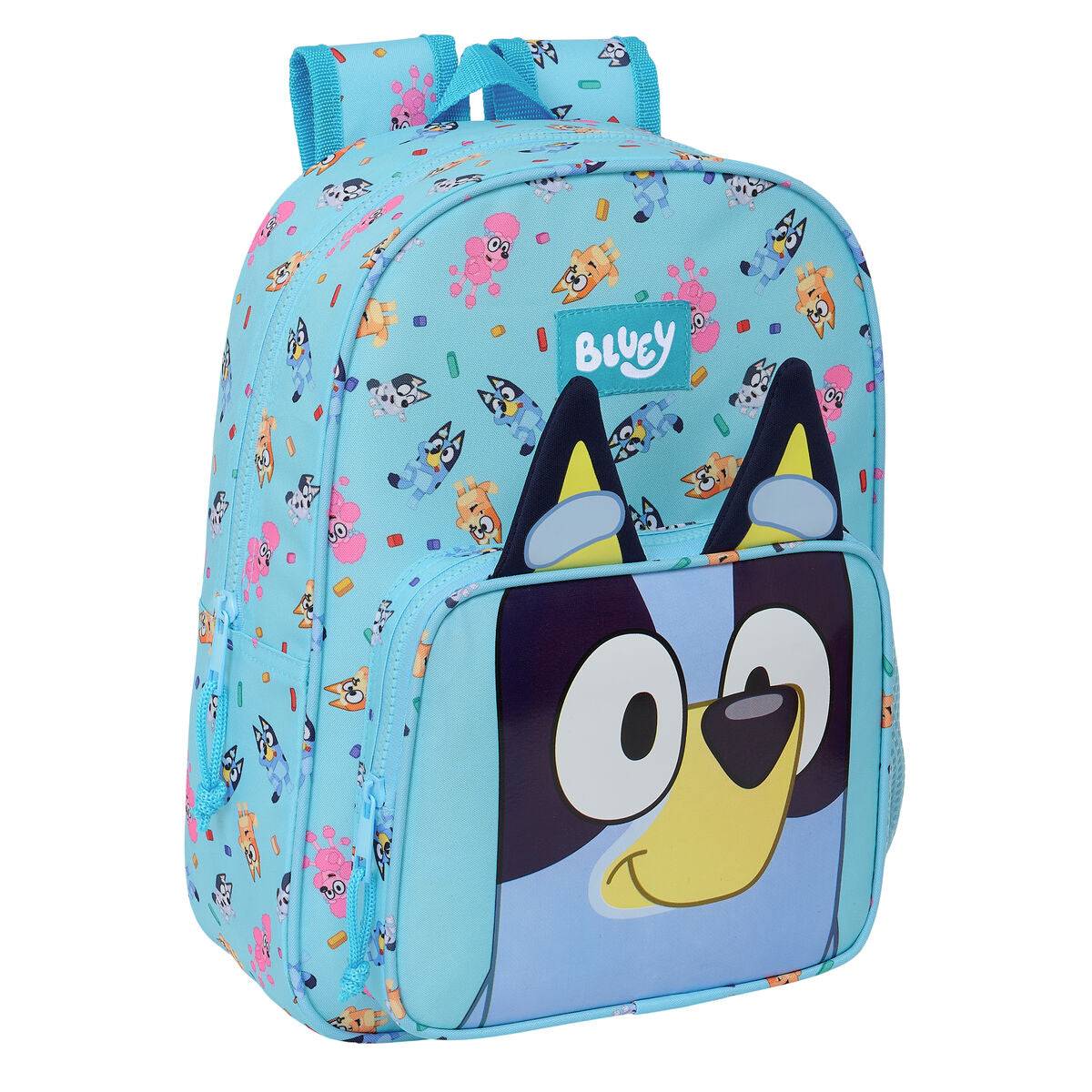 Ghiozdan Bluey Albastru celest 26 x 34 x 11 cm - Birou și papetărie, Material școlar și educațional