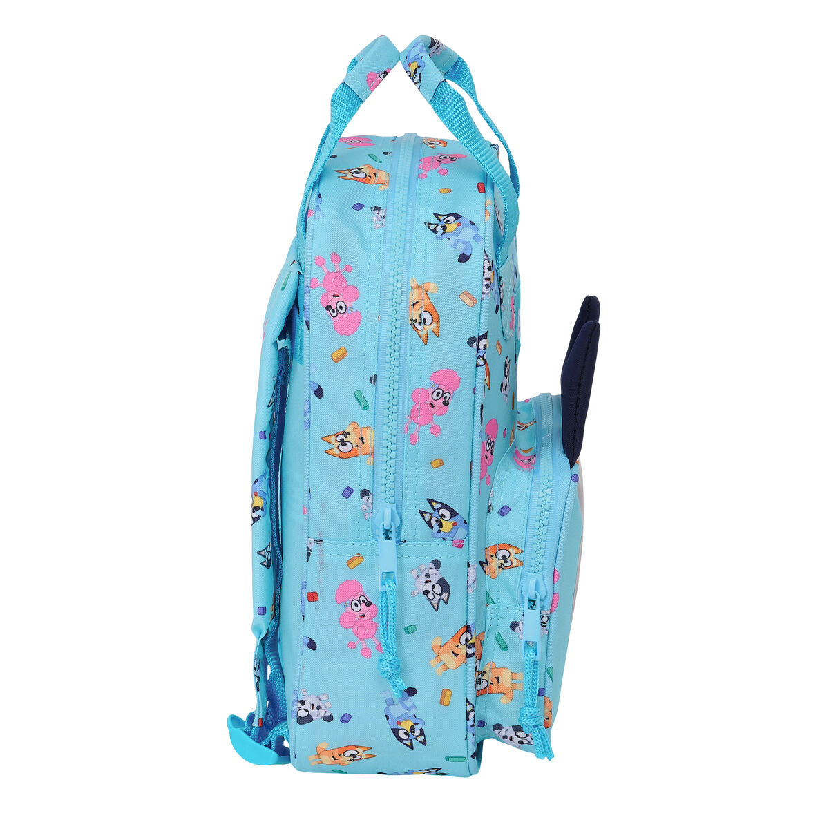 Ghiozdan Bluey Albastru celest 20 x 28 x 8 cm - Birou și papetărie, Material școlar și educațional