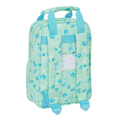 Rucsac pentru Copii Safta Dino Verde 20 x 28 x 8 cm - Birou și papetărie, Material școlar și educațional