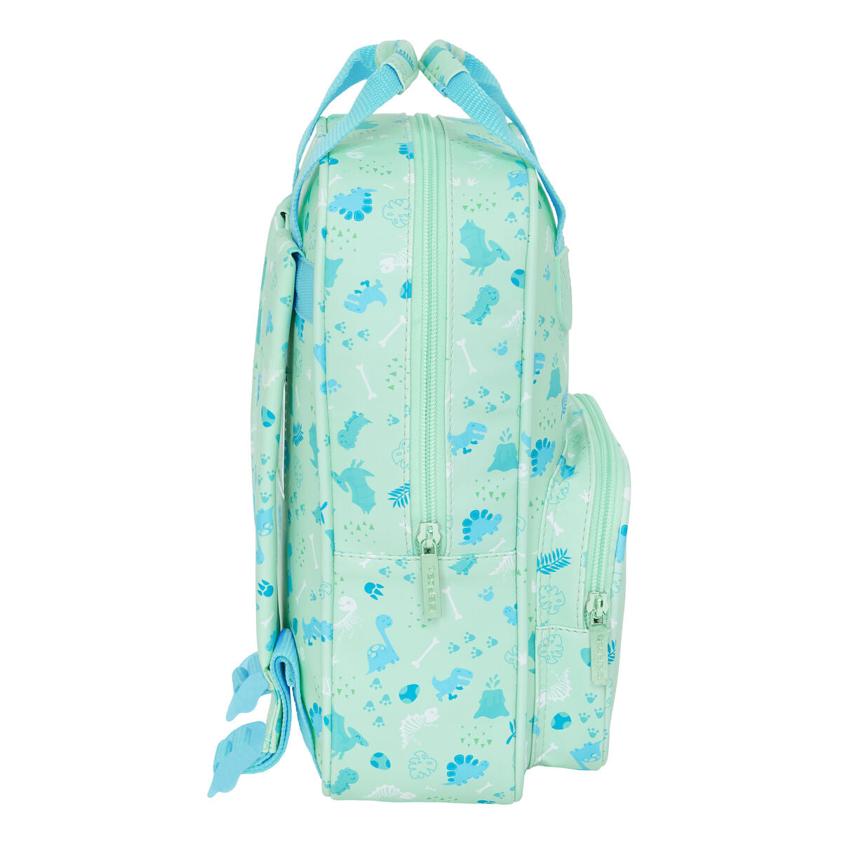 Rucsac pentru Copii Safta Dino Verde 20 x 28 x 8 cm - Birou și papetărie, Material școlar și educațional