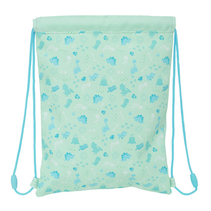 Geantă Rucsac cu Bretele Safta Dino Verde 26 x 34 x 1 cm - Birou și papetărie, Material școlar și educațional